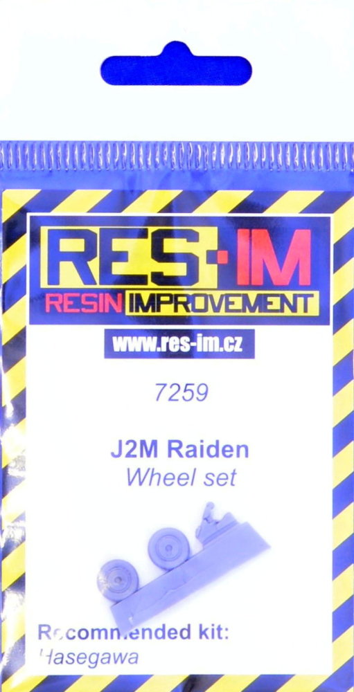 1/72 Mitsubishi J2M Raiden wheel set (HAS)