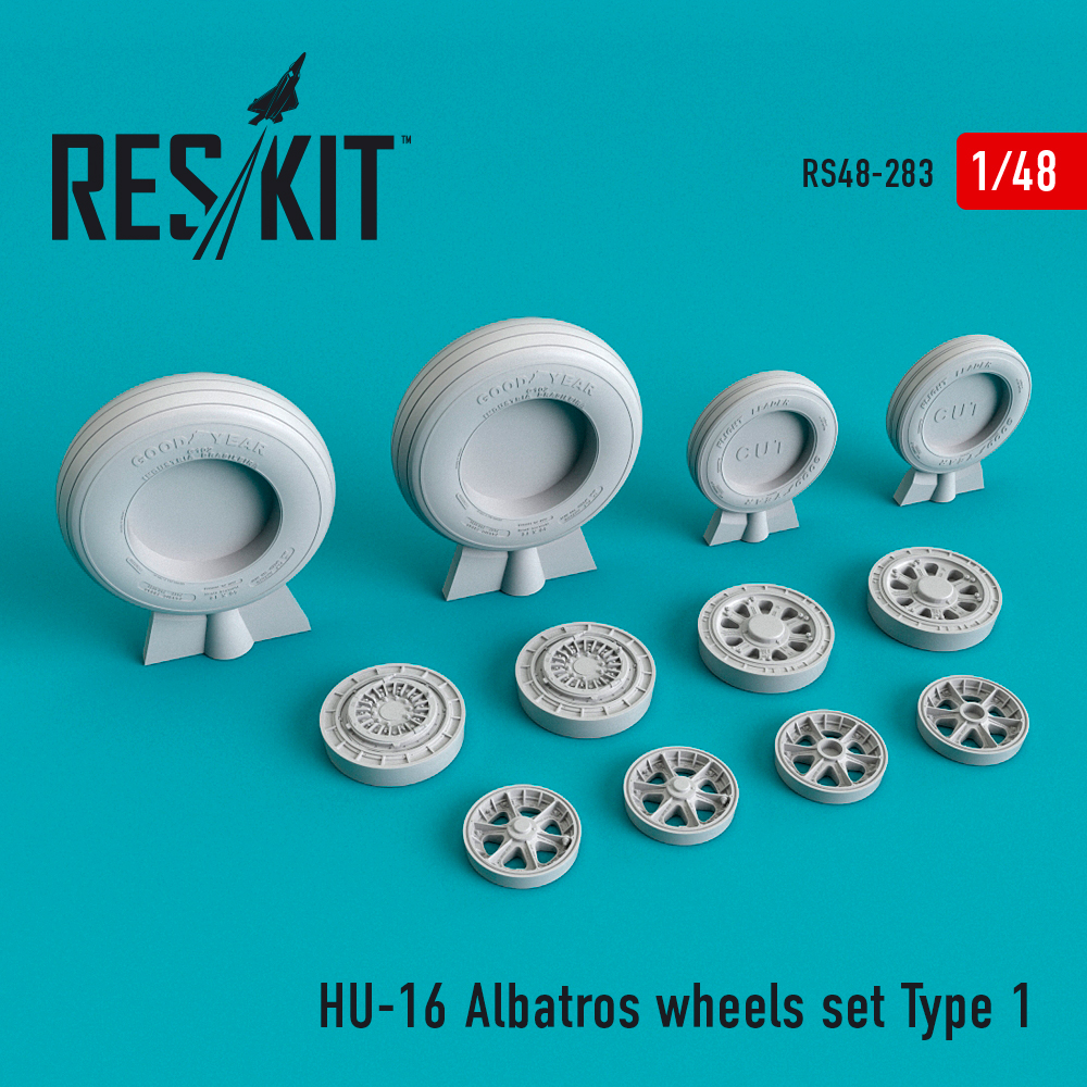 1/48 HU-16 Albatros wheels set Type 1