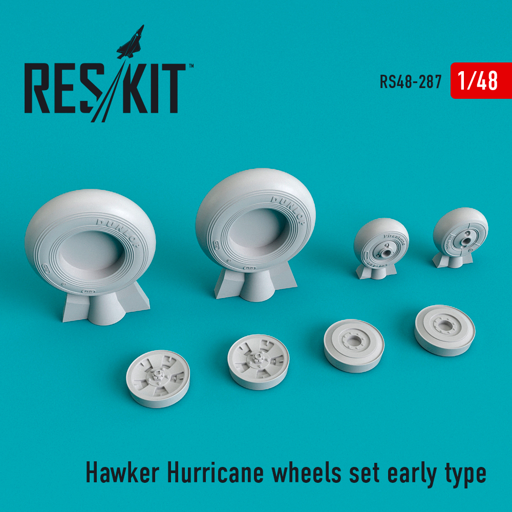1/48 Hawker Hurricane wheels set early type