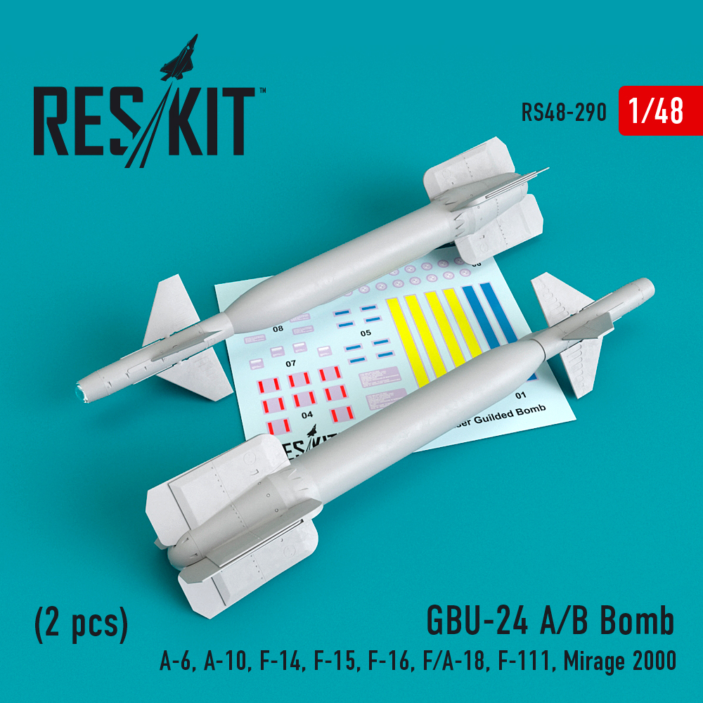 1/48 GBU-24 (A-B) Bomb (2 pcs.)