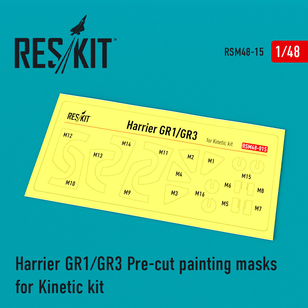 1/48 Harrier GR1/GR3 Painting Masks (KIN)