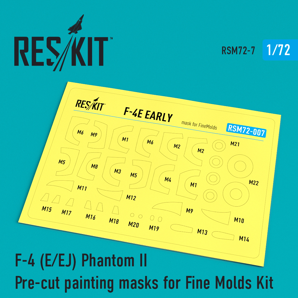 1/72 F-4 (E/EJ) Phantom II Painting masks (FINEM)