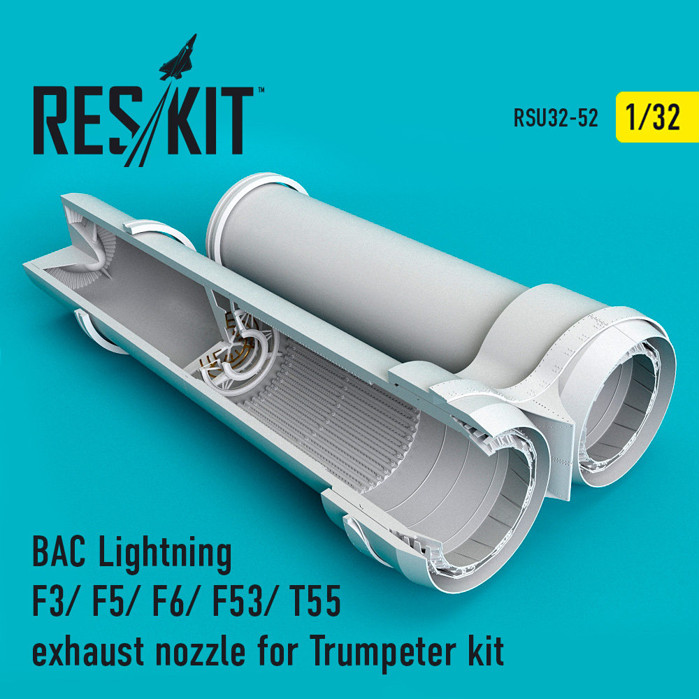 1/32 BAC Lightning F3/ F5/ F6/ F53/ T55 exh.nozzle