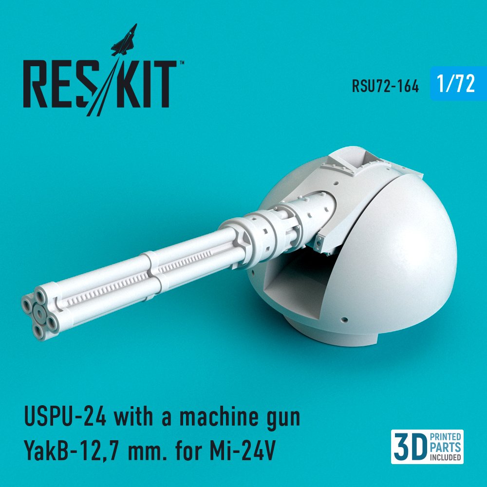 1/72 USPU-24 w/ machine gun YakB-12,7mm for Mi-24V