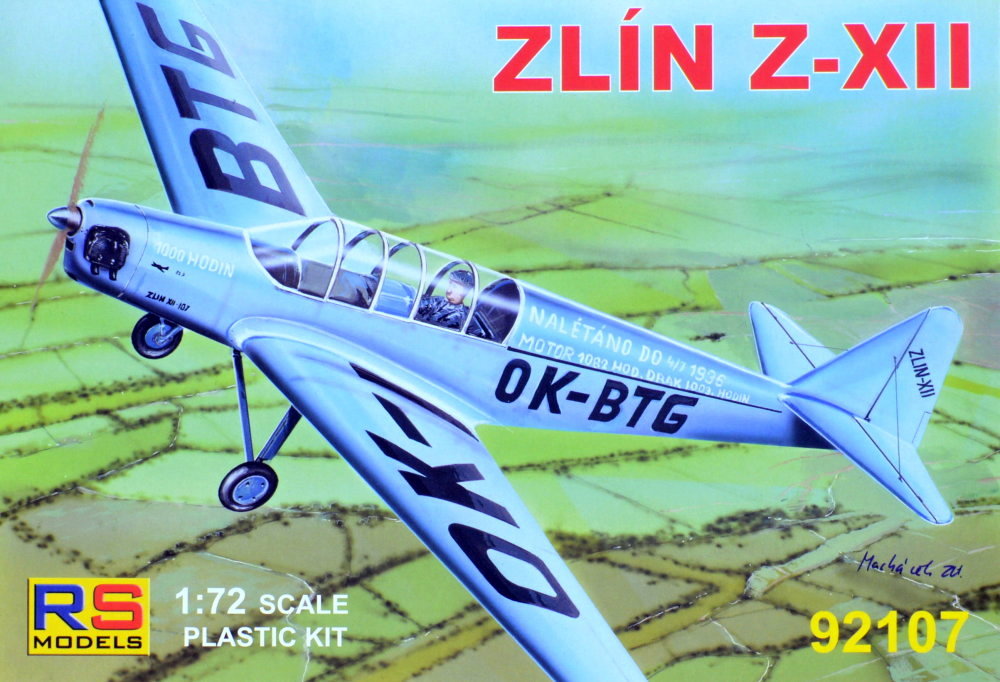 1/72 Zlín Z-XII (5x camo)