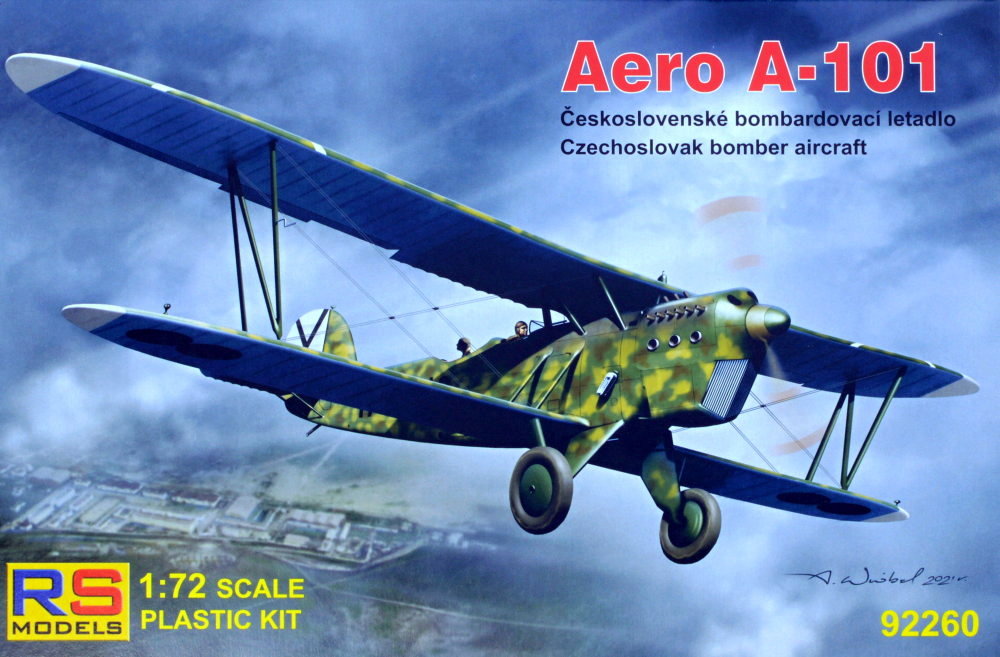 1/72 Aero A-101 Czechoslovak bomber (5x camo)