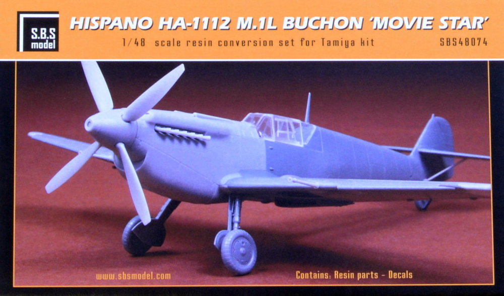 1/48 HA-1112 M.1L Buchon Movie Star Conv.set (TAM)