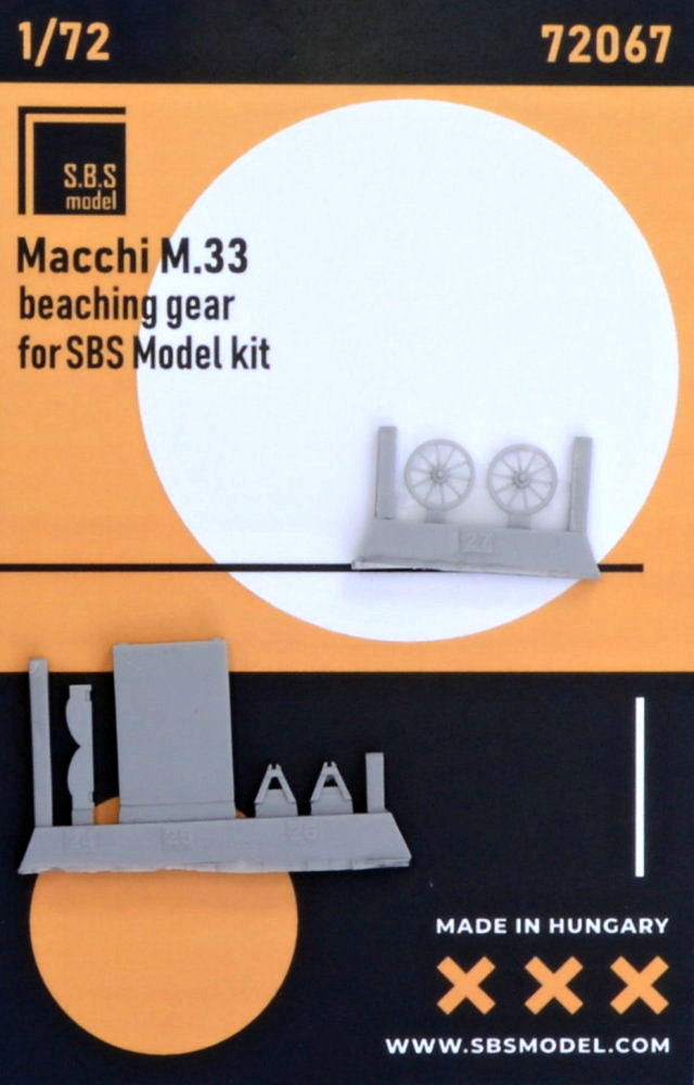 1/72 Macchi M 33 - beaching gear (resin set)