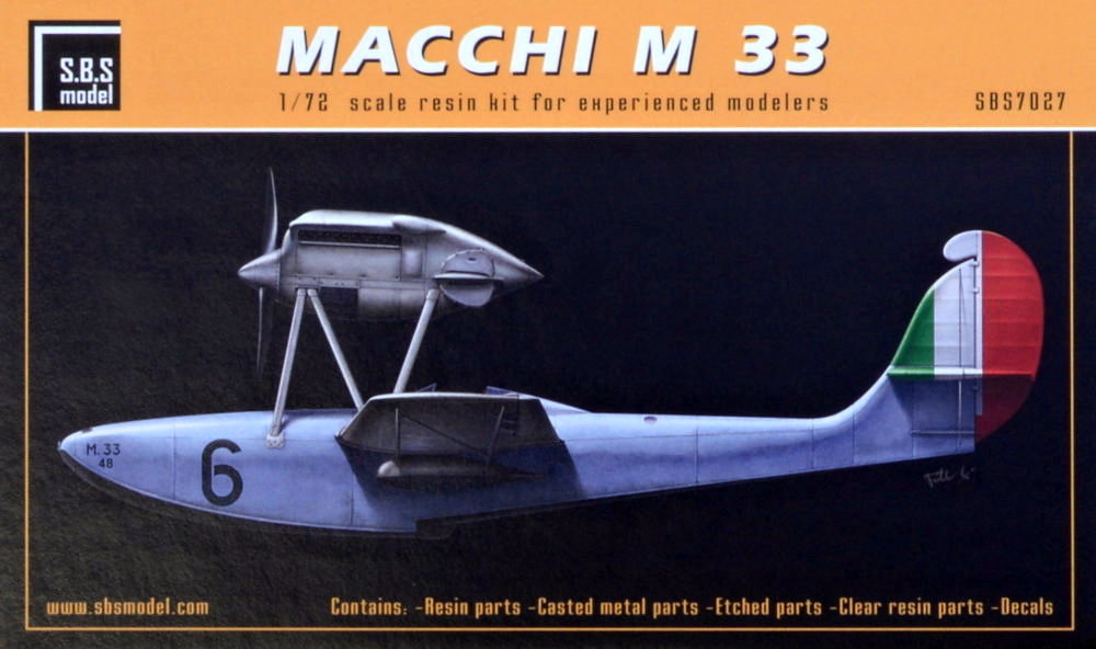 1/72 Macchi M 33 'Schneider Trophy' (resin kit)