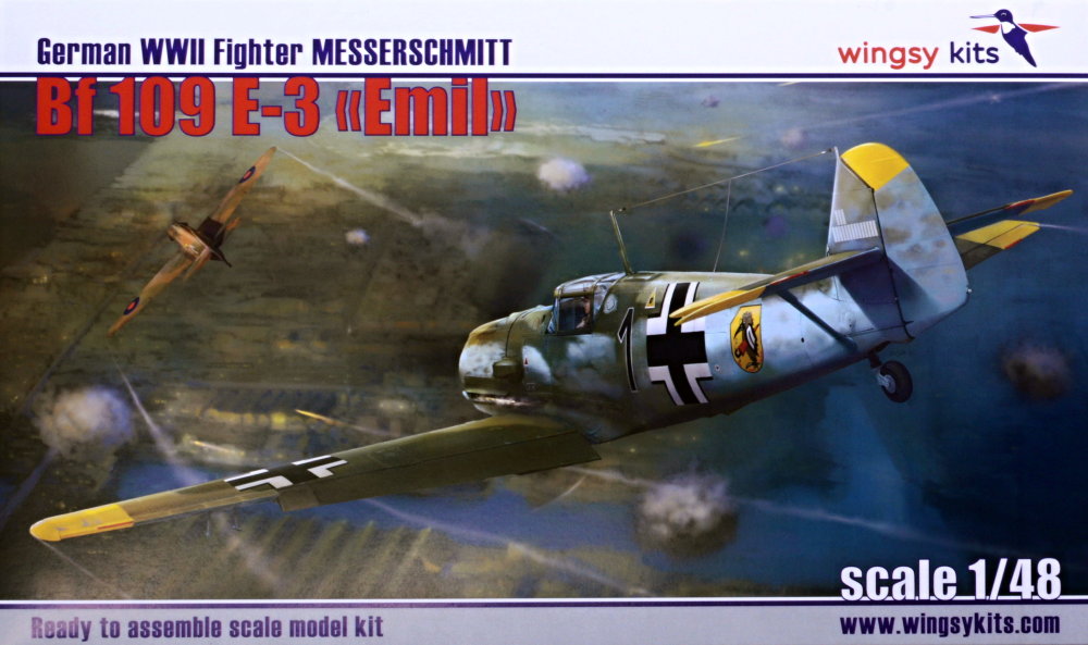 1/48 Messerschmitt Bf 109 E-3 German WWII Fighter