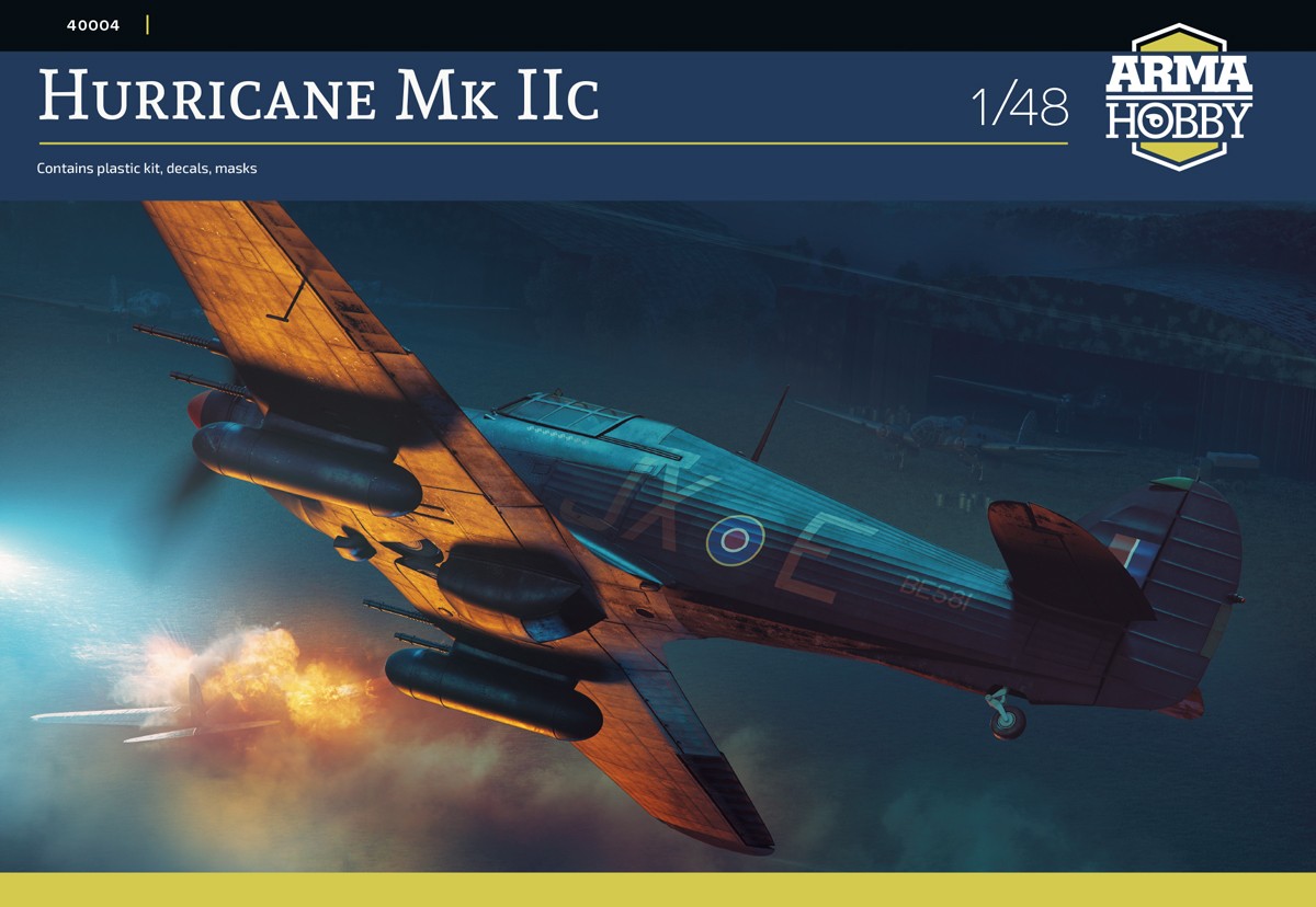 1/48 Hurricane Mk.IIc Expert Set (3x camo)