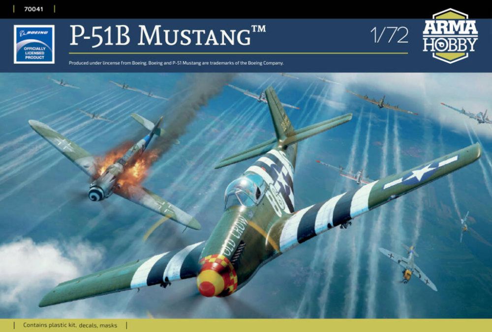 1/72 P-51B Mustang (4x camo)