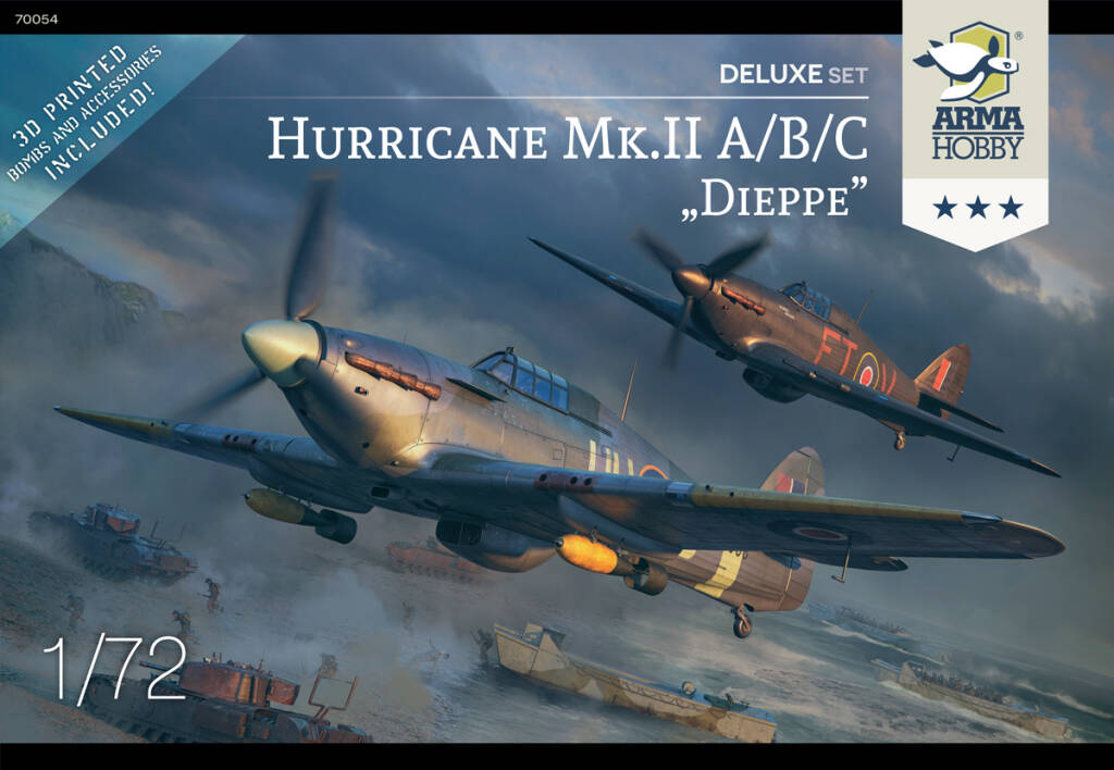 1/72 Hurricane Mk.II a/b/c Dieppe DELUXE Set 2-in1
