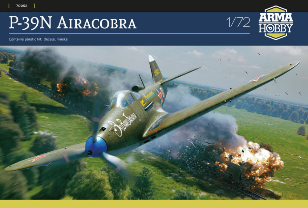 1/72 P-39N Airacobra (3x camo)