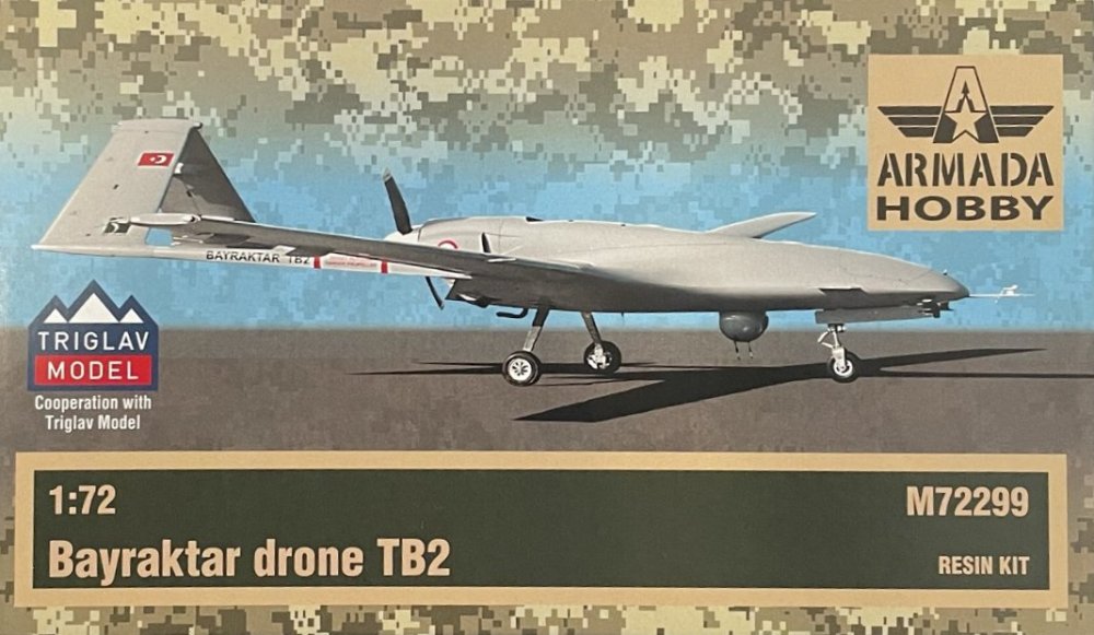 1/72 Bayraktar drone TB2 (resin kit)