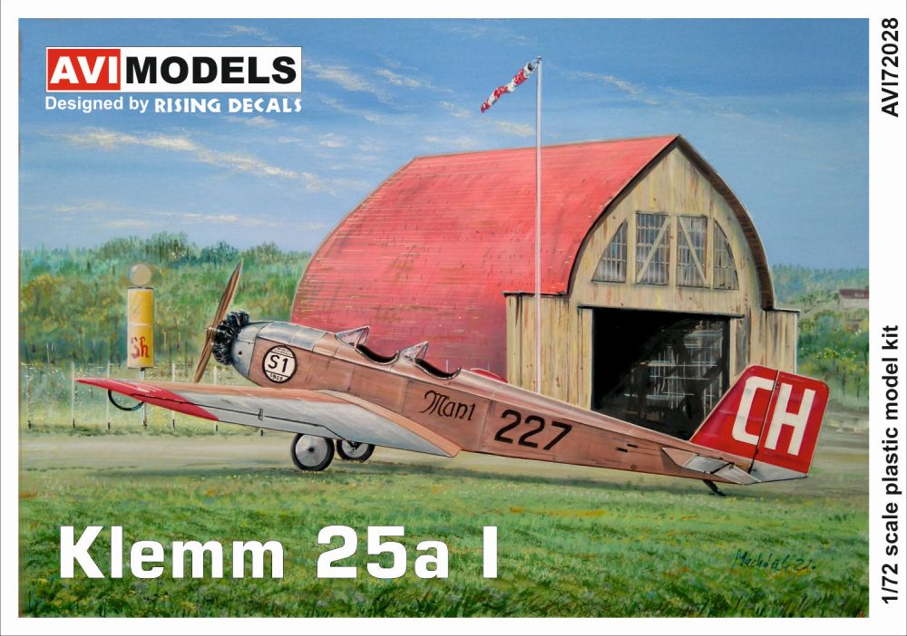 1/72 Klemm 25a I (4x camo)