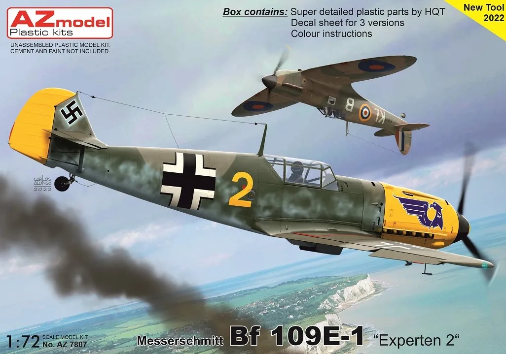 1/72 Messerschmitt Bf 109E-1 Experten 2 (3x camo)