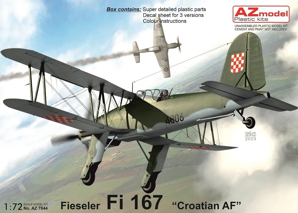 1/72 Fiesler Fi 167 'Croatian AF' (3x camo)