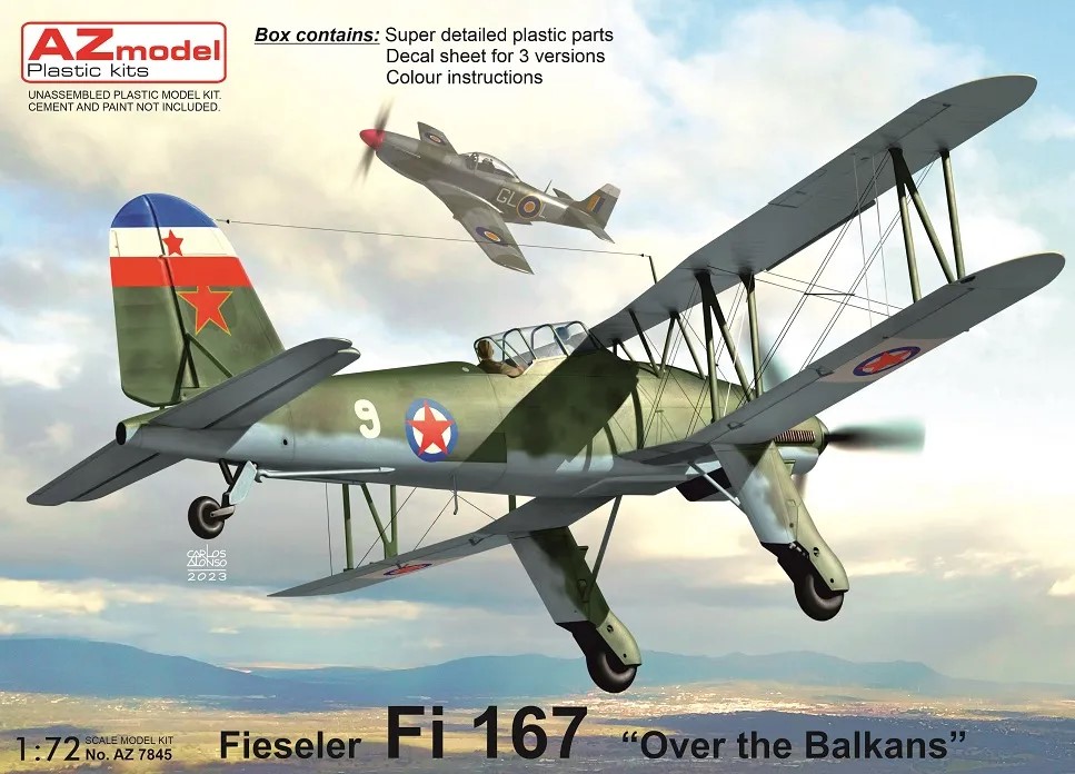 1/72 Fiesler Fi 167 'Over the Balkans' (3x camo)