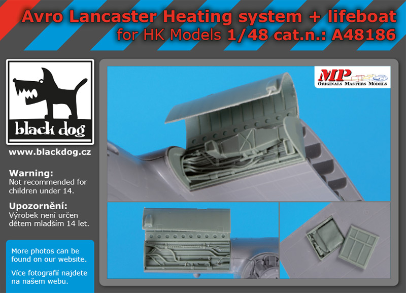 1/48 Avro Lancaster heating system (HK MODEL)