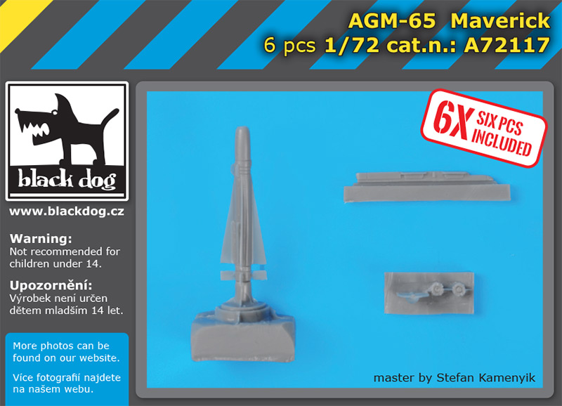 1/72 AGM-65 Maverick (6 pcs.)