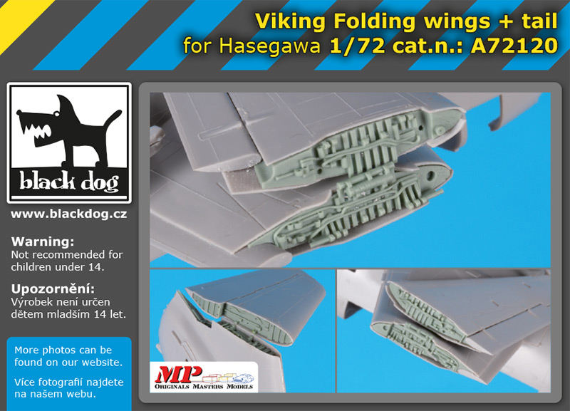 1/72 Viking folding wings + tail (HAS)