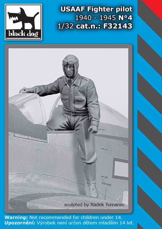 1/32 USAAF Fighter pilot 1940-45 No.4 (1 fig.)