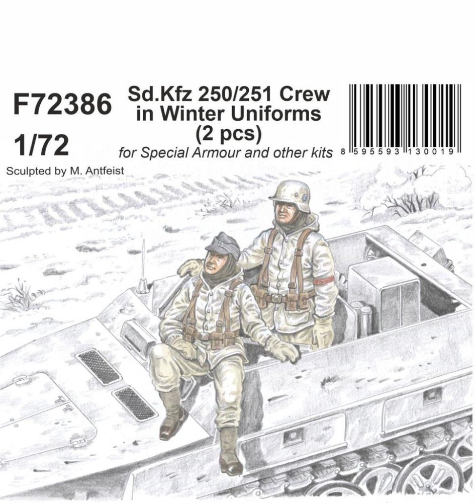 1/72 Sd.Kfz 250/251 Crew in Winter Unif. (2 fig.)