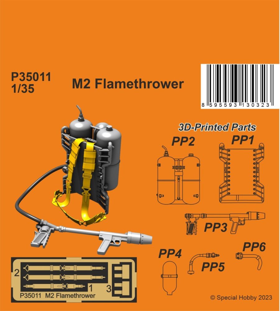 1/35 M2 Flamethrower (3D-Print)