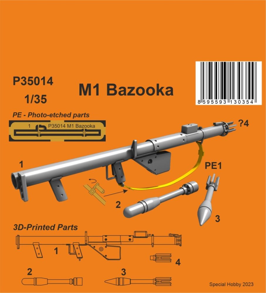 1/35 M1 Bazooka (3D-Print)