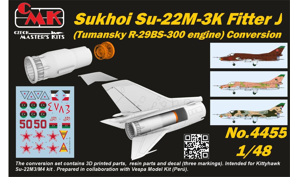 1/48 Su-22M-3K Fitter J Conversion set (KITTYH)