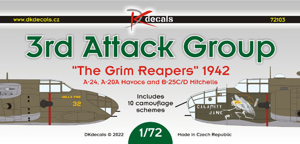 1/72 3rd Attack Group 'The Grim Reapers' 1942