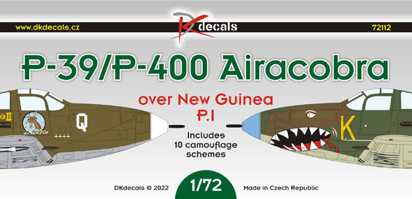 1/72 P-39/P-400 Airacobra o.N.Guinea I (10x camo)