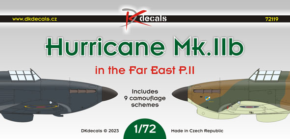 1/72 Hurricane Mk.IIb Far East (9x camo) Part II.