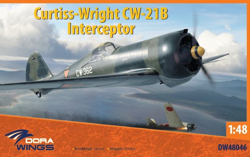 1/48 Curtiss-Wright CW-21B Interceptor (3x camo)