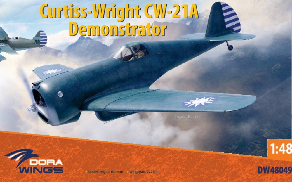 1/48 Curtiss-Wright CW-21A Demonstrator (3x camo)