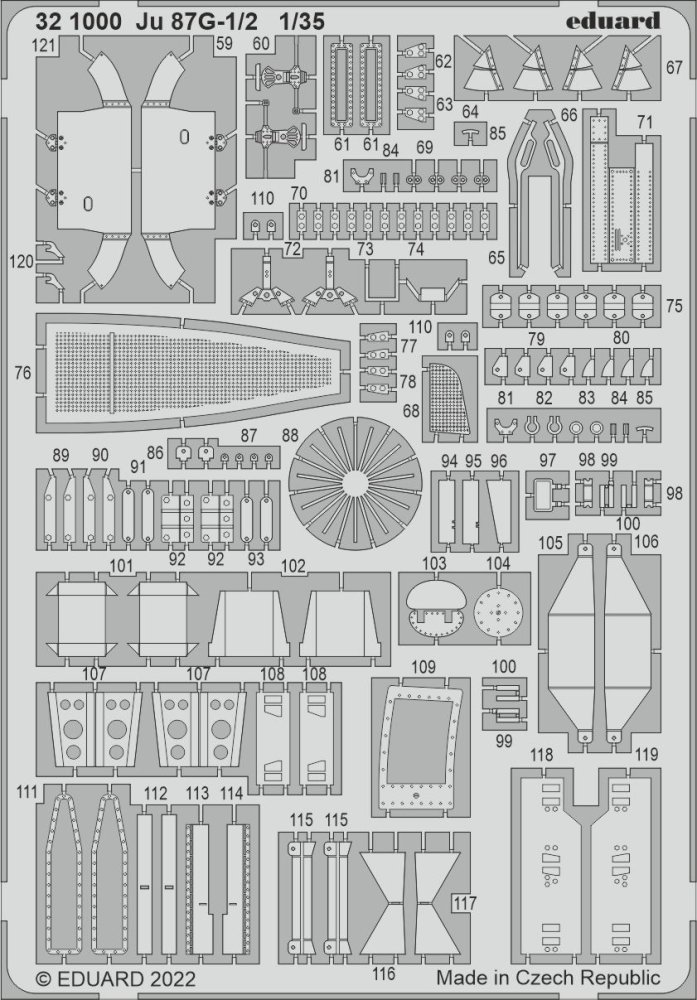 SET 1/35 Ju 87G-1/2 (BORDER M.)