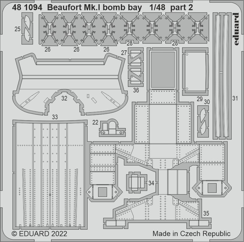 SET Beaufort Mk.I bomb bay (ICM)