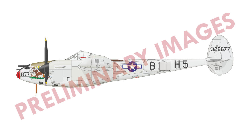1/48 Decals P-38J over Europe (TAM)
