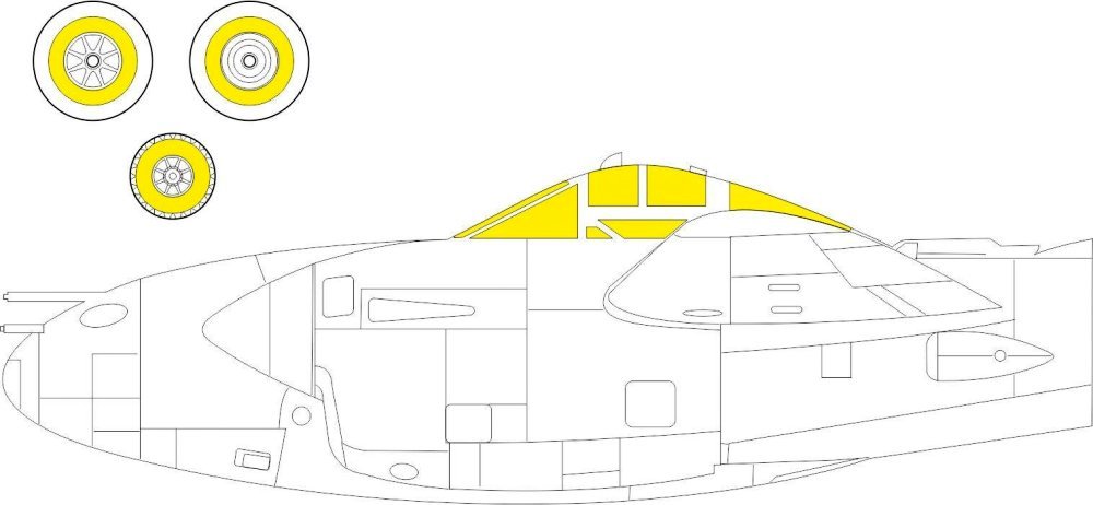 Mask 1/48 P-38J (TAM)