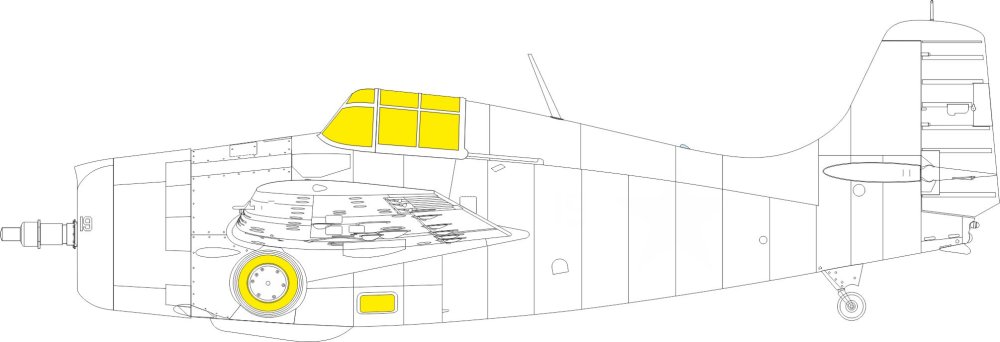 Mask 1/48 F4F-4 TFace (EDU)