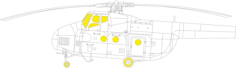 Mask 1/48 Mi-4A (TRUMP)
