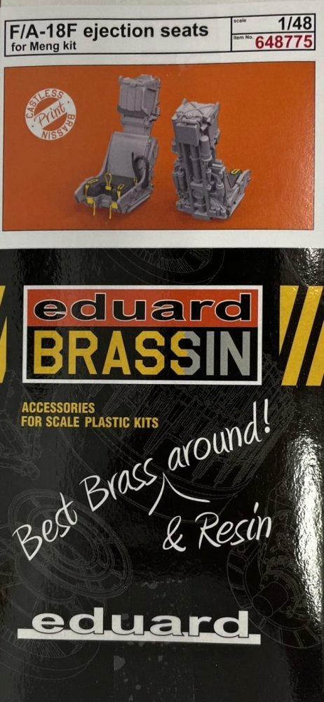 BRASSIN 1/48 F/A-18F ejection seats (MENG)
