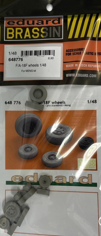 BRASSIN 1/48 F/A-18F wheels (MENG)