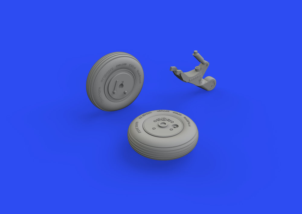 BRASSIN 1/48 A6M3 wheels (EDU)