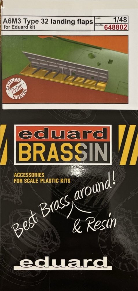 BRASSIN 1/48 A6M3 Type 32 landing flaps PRINT