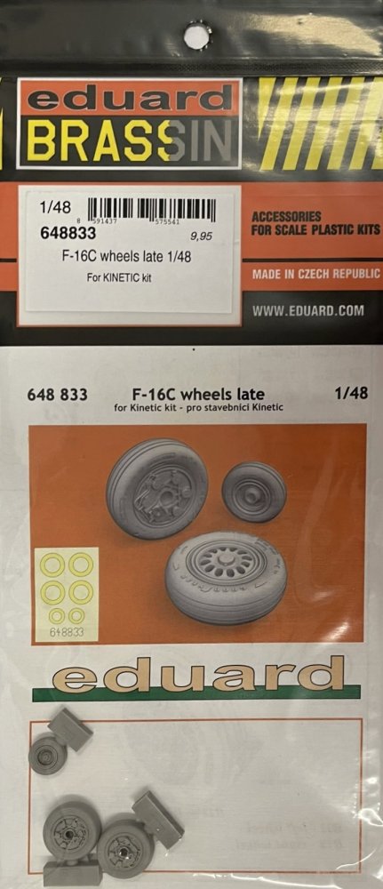 BRASSIN 1/48 F-16C wheels late (KIN)