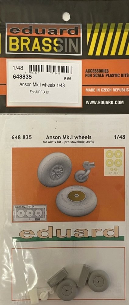 BRASSIN 1/48 Anson Mk.I wheels (AIRF)