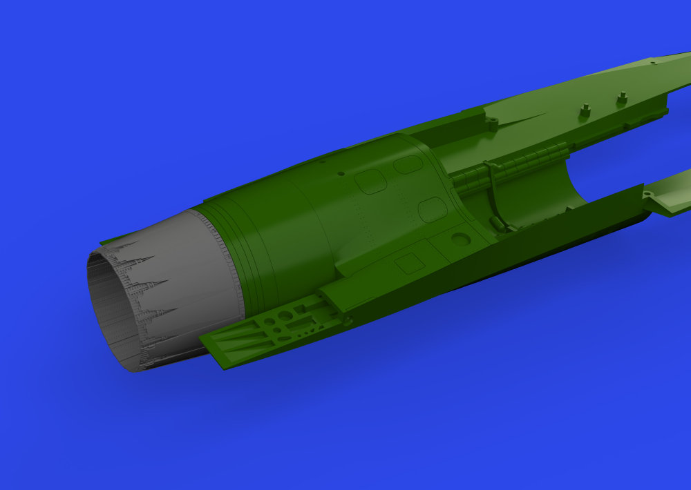 BRASSIN 1/48 F-16 exhaust nozzle P&W F100 PRINT