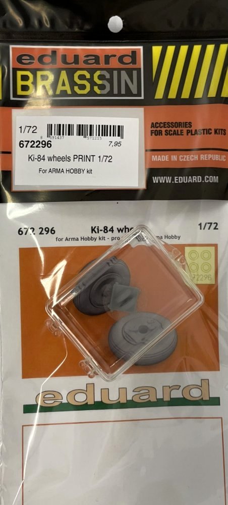 BRASSIN 1/72 Ki-84 wheels PRINT (ARMA H.)